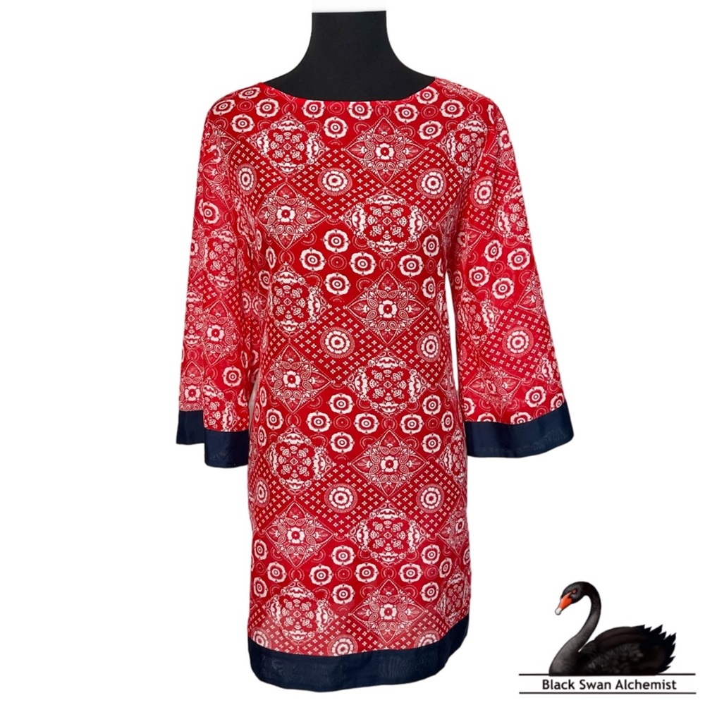TALBOTS Dress/Tunic/Cover Up Medium w/3/4 Sleeves